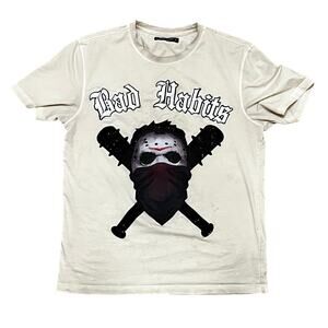 Ruko Studio Bad Habits Cream T-Shirt Size Medium